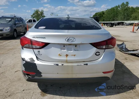 2016 Hyundai Elantra Se из США, поврежденный, VIN 5NPDH4AEXGH787046